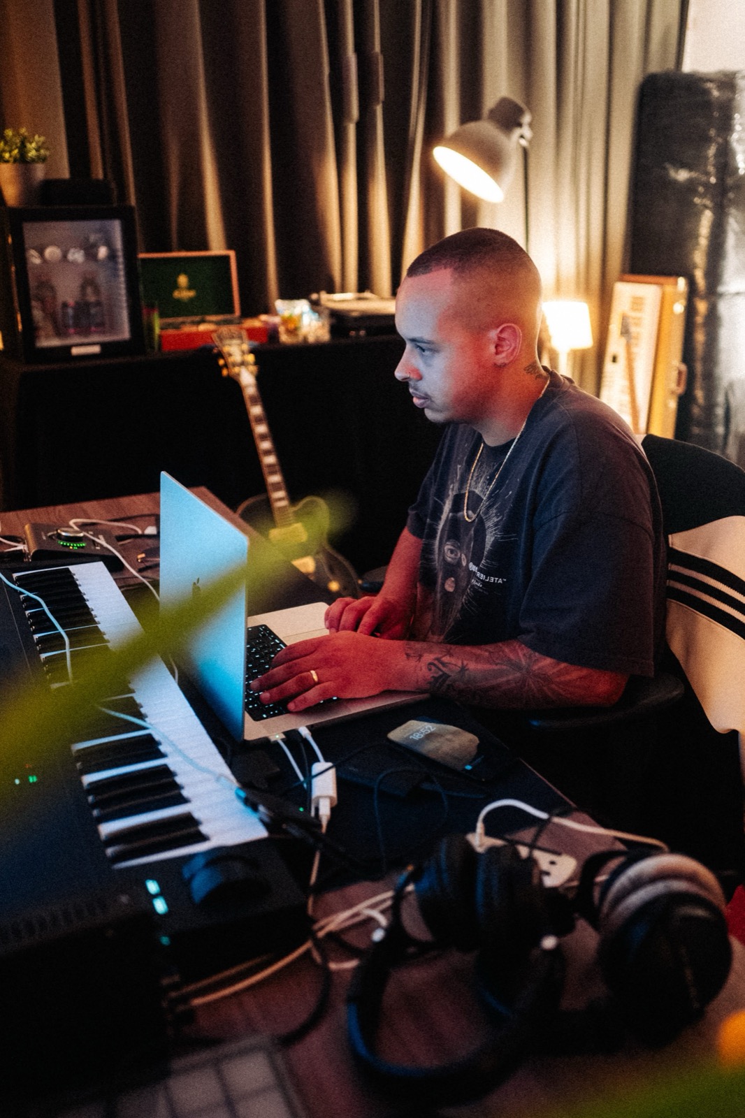 Producing am Laptop